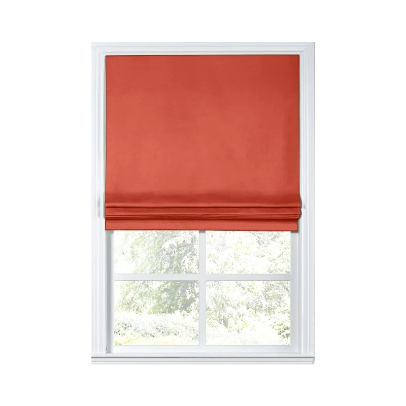 Window Treatment Pretty Roman Shade Thermal Cordless