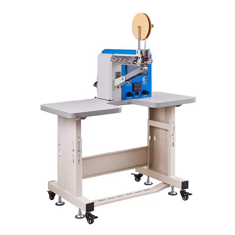 
Sticking strips for heels of shoes Automatic gluing and automatic cutting of cloth strips CNC Setting Length 