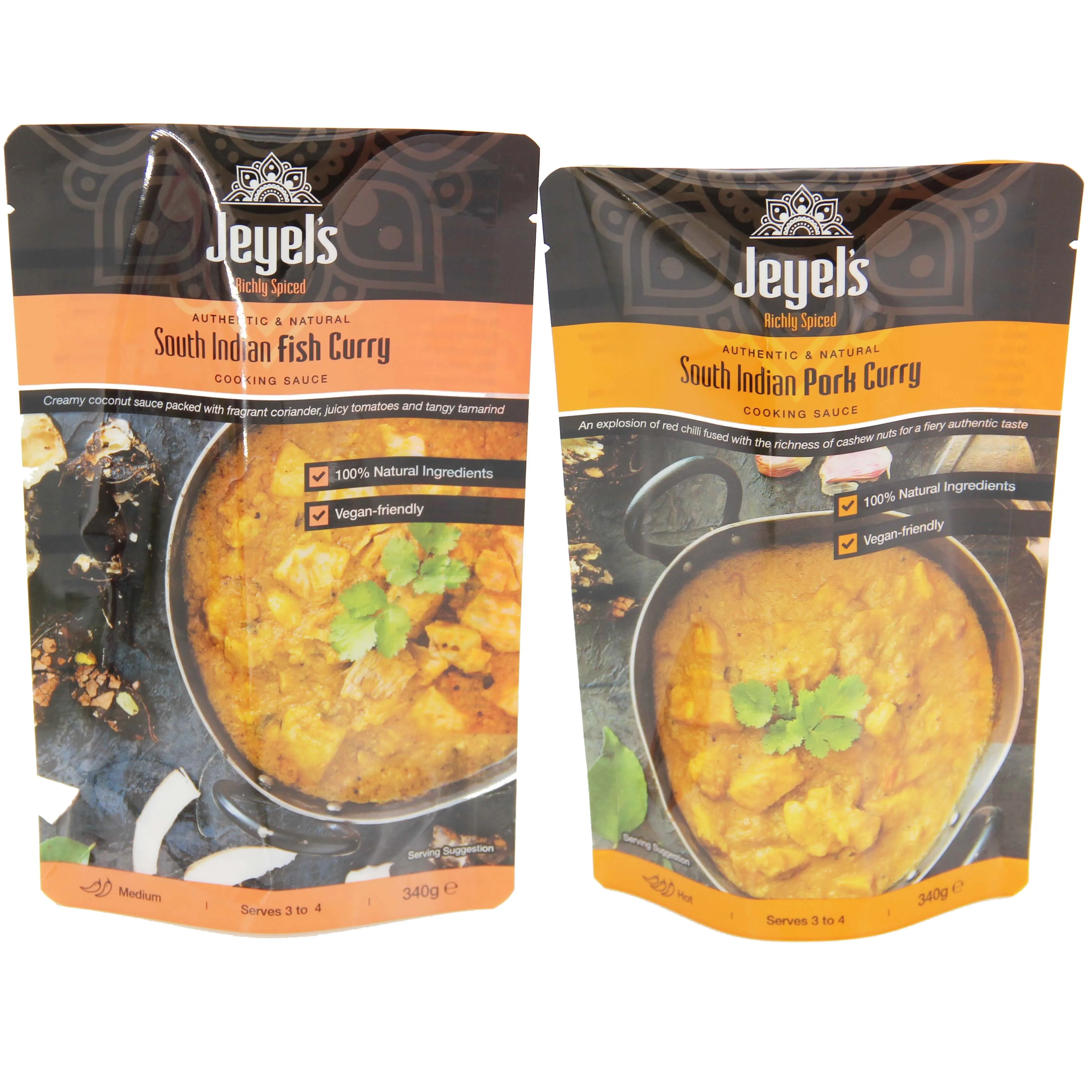 Accept customised printing clear ziplock nylon bag self heating food packaging