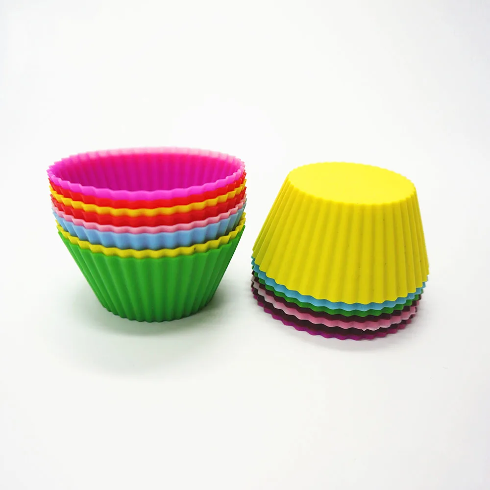 Non-Stick Baking Cake Cup Silicone Cupcake Mold / Muffin Mold