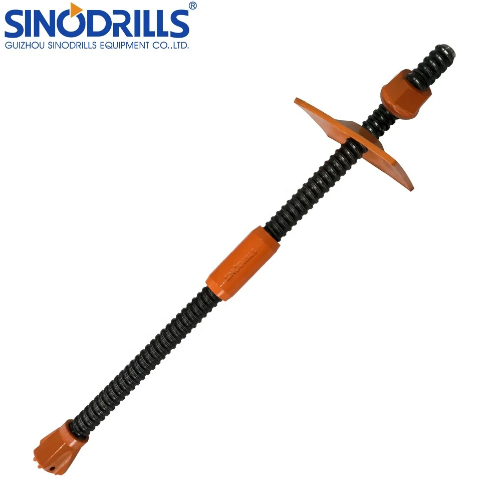 Multi Function T40-16 full thread T40 self drilling hollow anchor bar / anchor bolt / anchor rod for mine tunnel roof support