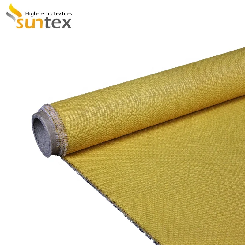 Thermal insulation 0.2 mm--1.3 mm silicon cover yellow color fiberglass insulation