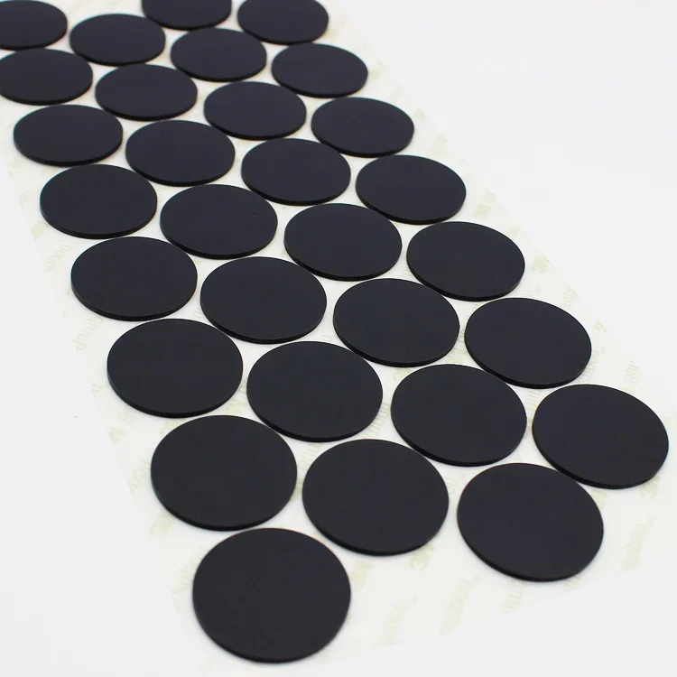 Custom 3M  High Adhesive Bumpon Rubber Black  Silicon Rubber For Various Application