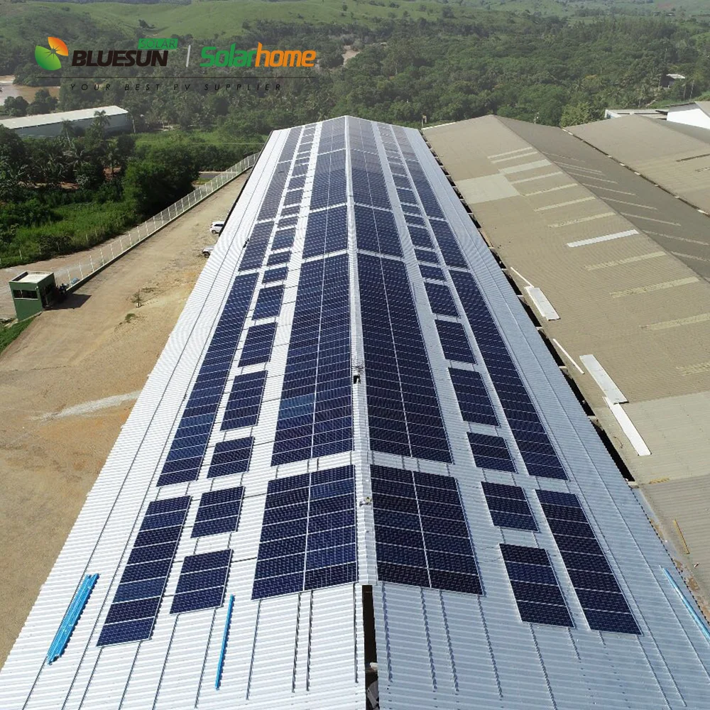 1 megawatt on grid solar system 1mw 2mw solar roof mounting system 1 mw 2 mw 5 mw photovoltaic system