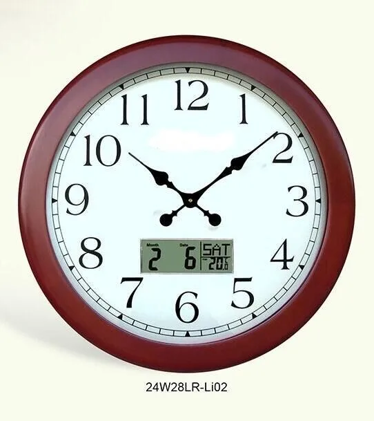 Classic Vintage Farmhouse Wall Clock Battery Operated with Custom Clock Face for Home Decoration and Bedroom Art Style