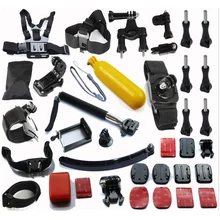 Gopro Accessories Set Helmet Harness Chest Belt Head Mount Strap for Go pro Hero 3 4 Hero4 Sj4000 Xiaomi YI Sjcam Black Edition