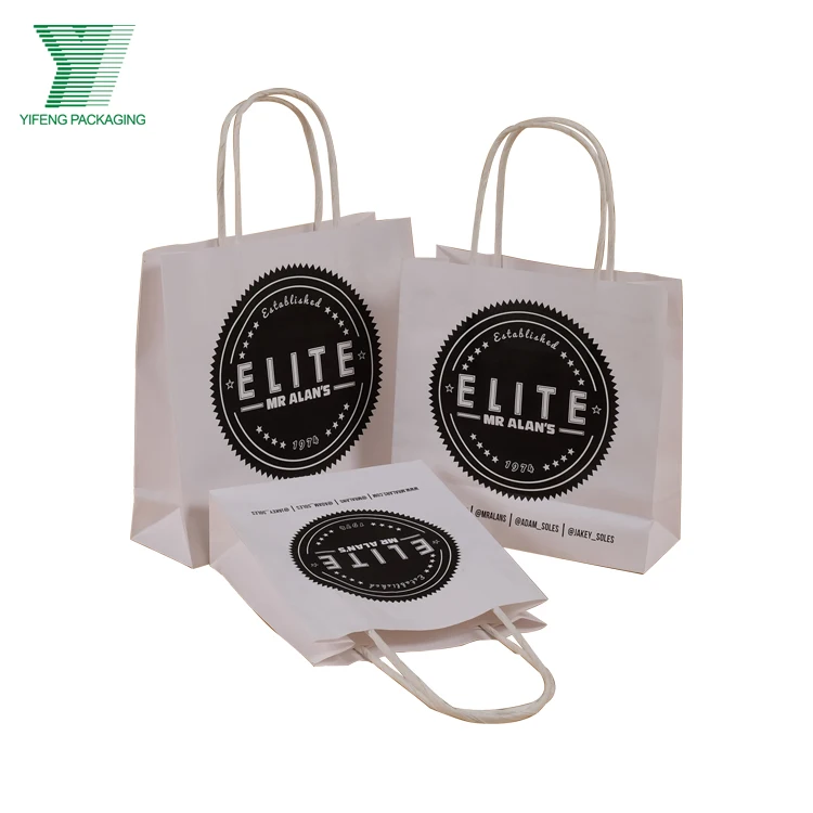 luxury shopping paper bags with your own logo printing