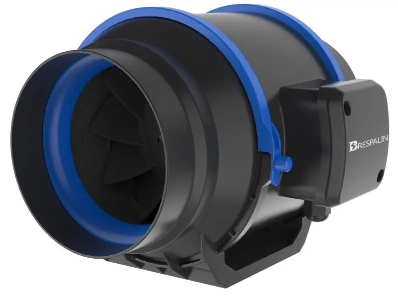 Plastic High Volume Silent Circular Hydroponic Ventilation Mixed Flow Inline Duct Fan