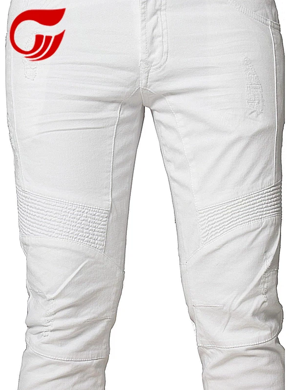 
color brand custom ripped new style denim jeans for men 