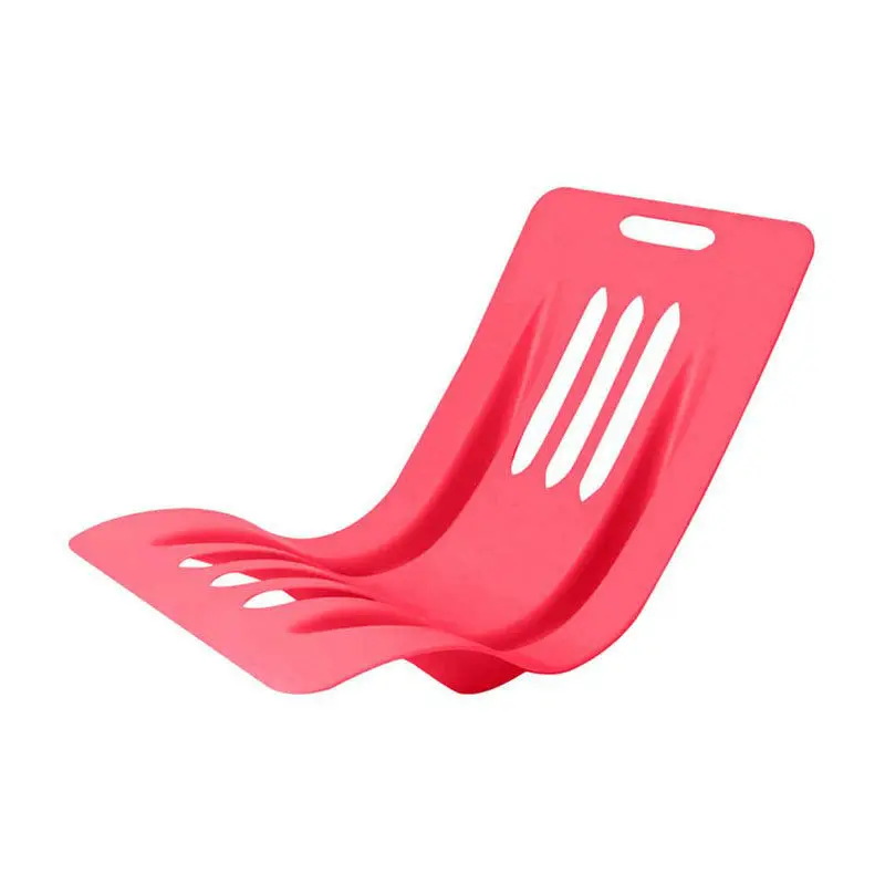 Plastic Beach Chair With Contoured Shape,Wave Shape