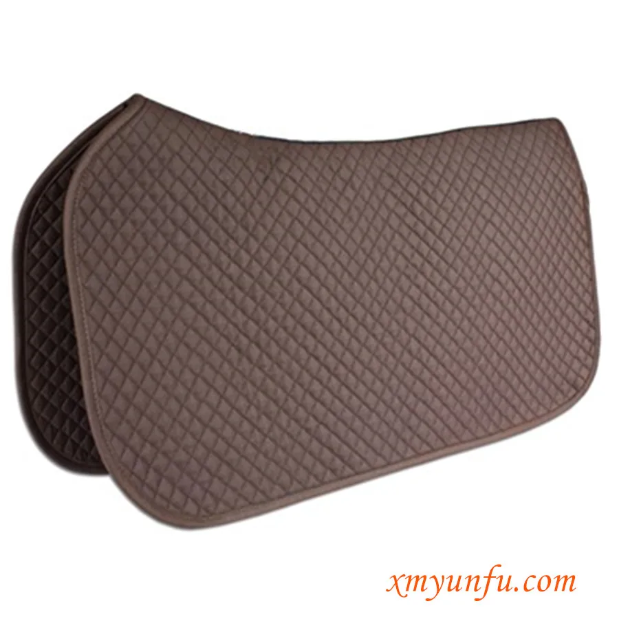 Horse Racing Product Yellow Western Neoprene Felt Saddle Pads