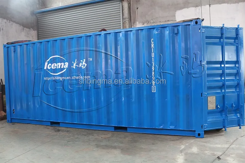 Hot Sale 1T 3T  5T 7T 8T 10 ton Containerized Ice Block Maker Machine Block Ice Making