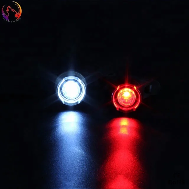 High quality CR2032 battery led bike warning light