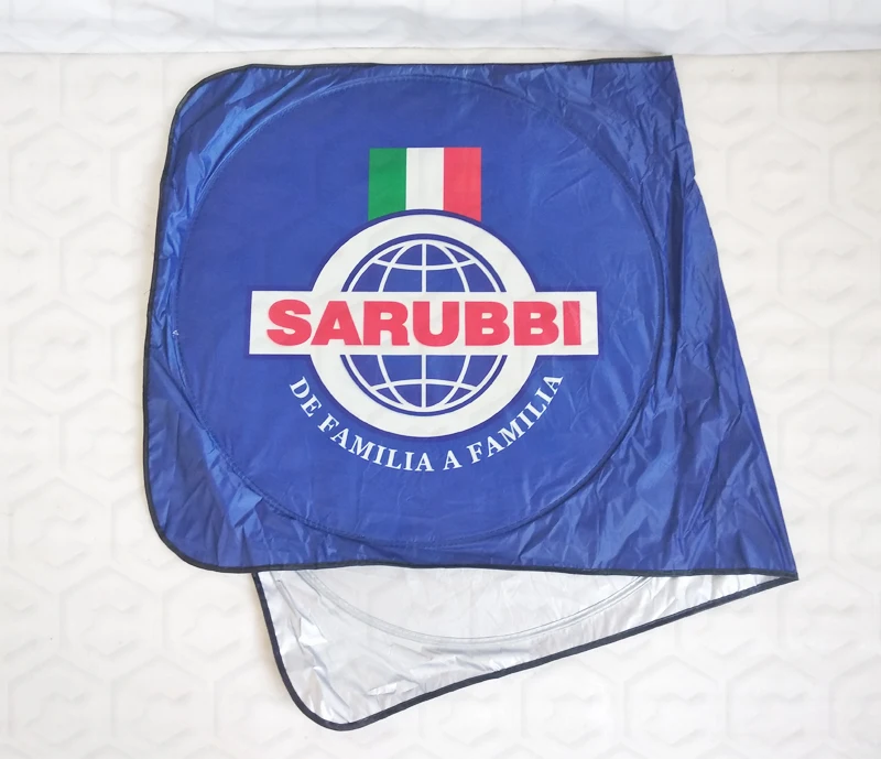 Full Color Printing Foldable Car Sunshade, Polyester Car Sun Shade, Nylon Car Shade