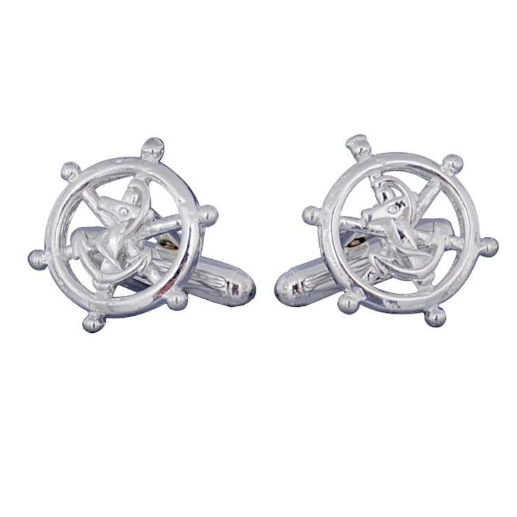 Hot Selling Chinese Dragon Shape Rose Gold Cufflinks With Logo Characters Cufflinks