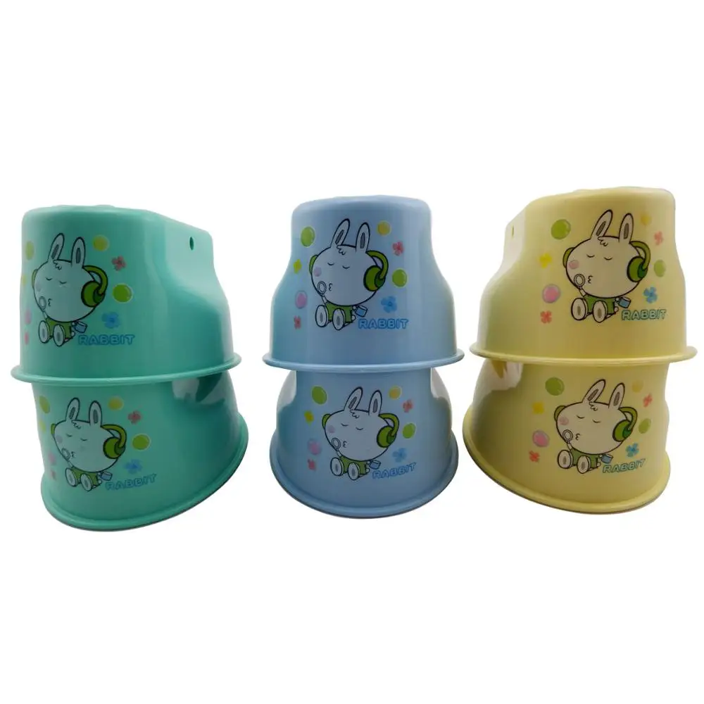 Children outdoor training balance plastic toy sets walking bucket stilts for kids