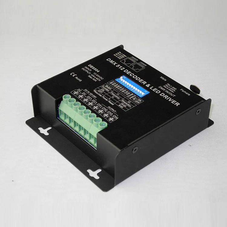 DC12-24V RGBW controller DMX512 decoder