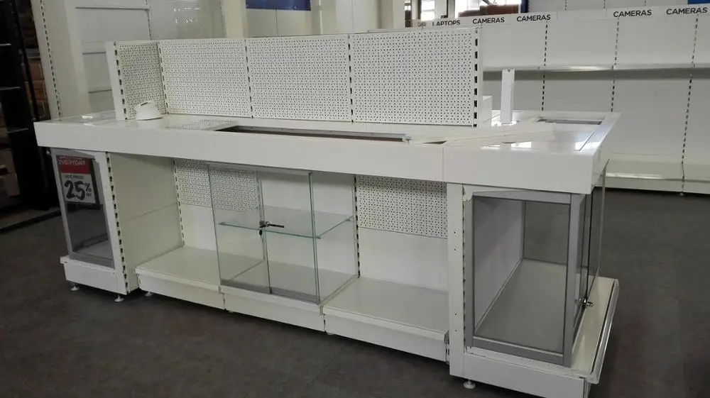 drawer storage wall shelving for pharmacy store shopping mall with acrylic cabinet