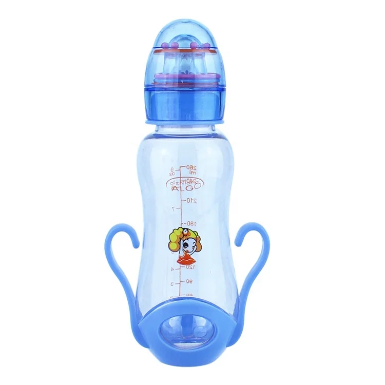 280ml / 10oz standard neck feeding bottle for baby, bpa free baby feeder bottle, baby nursing bottle
