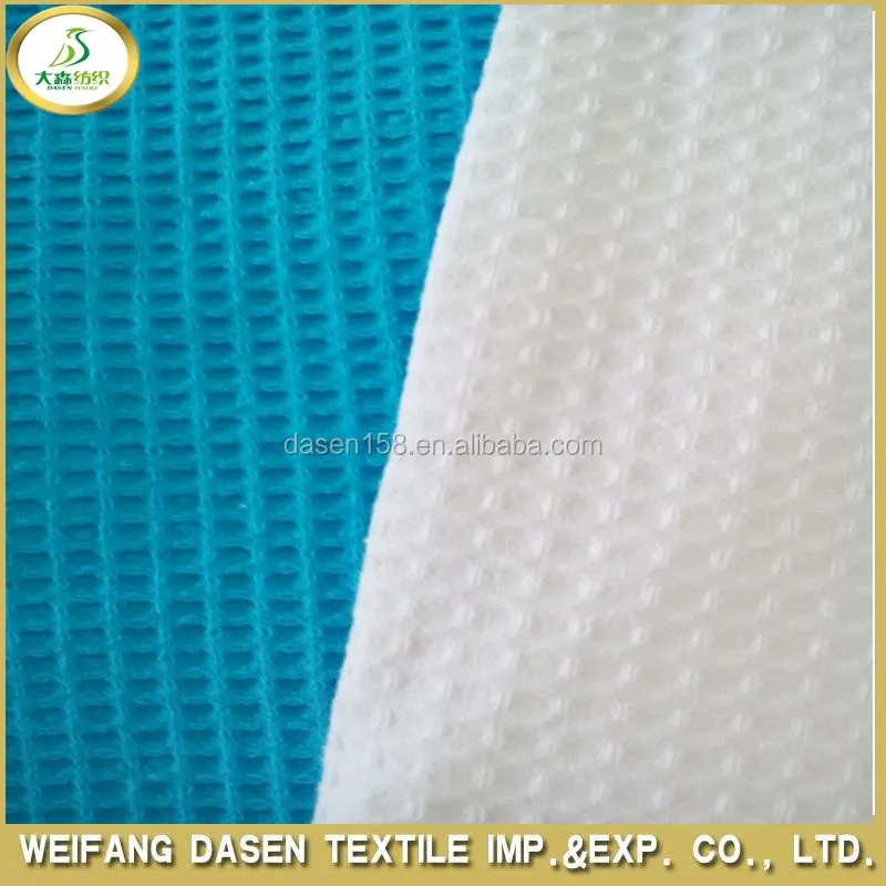 waffle fabric waffle weave 100% cotton fabric