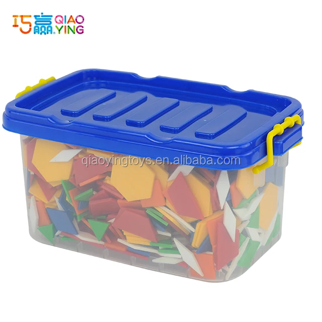 
Translucent Solid Pattern Blocks, Fine Motor Skills Educational Kids Toys, Fun and Easy Learning Play Set 