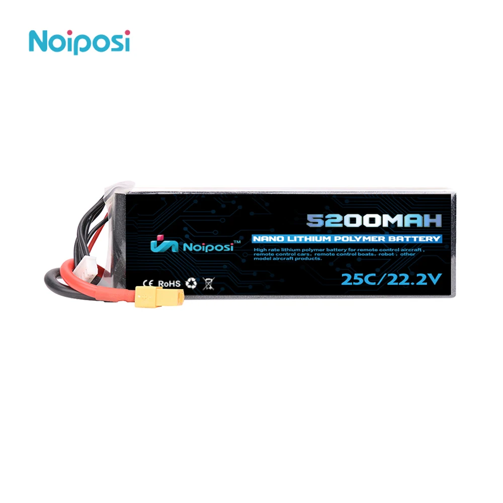 25C 35C 45C 60C Lipo Battery 6s 22.2v 5200mah,High Discharge Rate Lipo