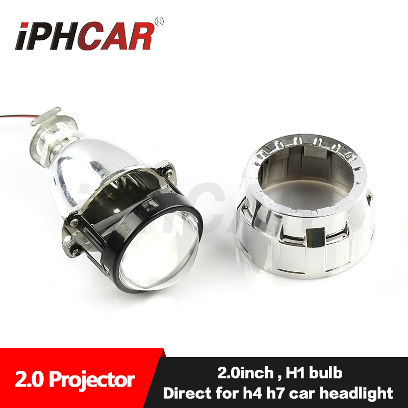 IPHCAR Hid Mini Xenon Projector 2 inch Projector H1 Auto Hid Bi Xenon Lighting