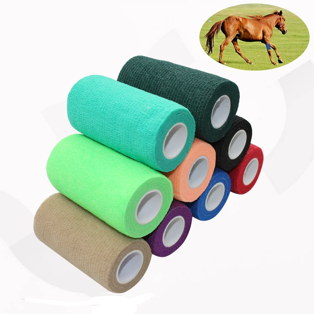Nonwoven pet wrap elastic comfortable selfadhesive cohesive bandage wraps