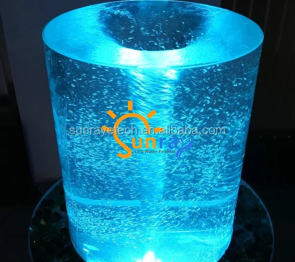 
2019 NEW H100cm Floor-standing LED Vortex tornado Bubble water fountain Fengshui Fountain 