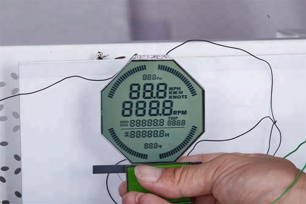 HTN transflective round lcd screen custom lcd display for Instrumentation