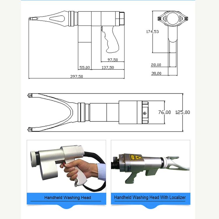 Laser rust cleaning equipment for metal surface 50w 70w 100w 200w 350w