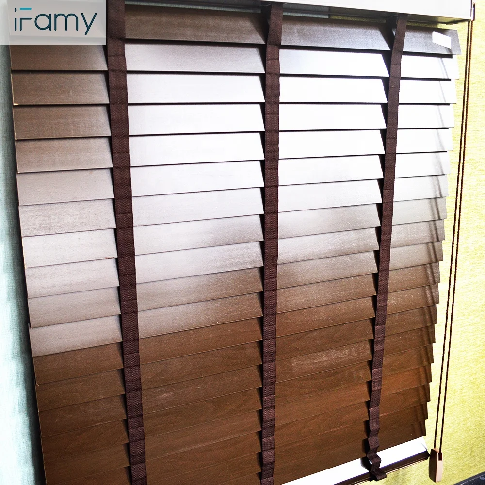 Новый дизайн, высококачественные жалюзи из искусственной древесины, домашний кухонный декор, оконный козырек