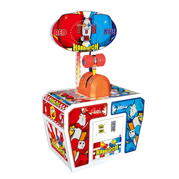 Hotselling Coin Operated  Hammer Match Amusement Redemption Lottery Ticket Arcade Game Machines For Sale