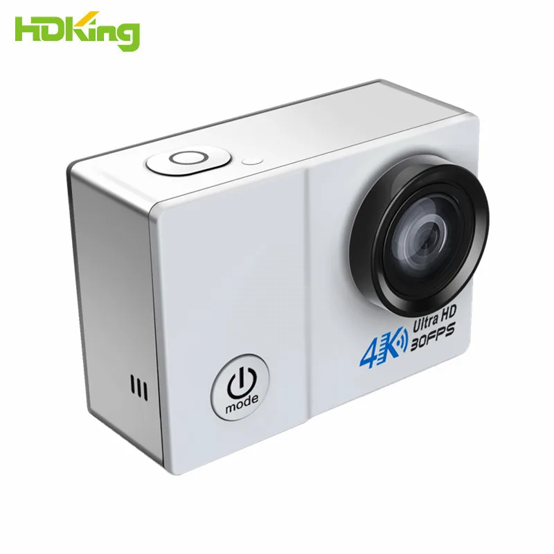 Водонепроницаемая Экшн-камера с двойным экраном 4K WiFi Ultra HD 1080p full hd
