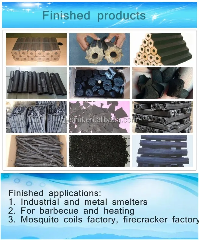 gold brand bamboo/wood branches horizontal airflow carbonization stove in uganda