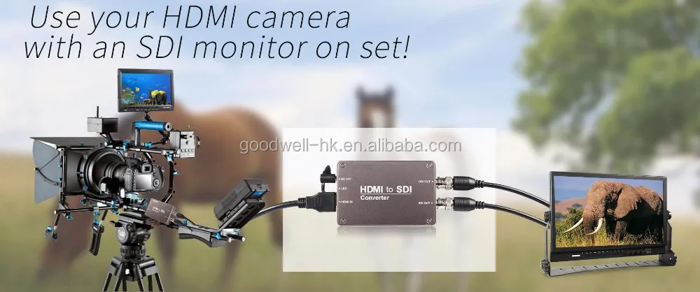 Новый портативный Преобразователь HDMI в SDI для домашнего кинотеатра