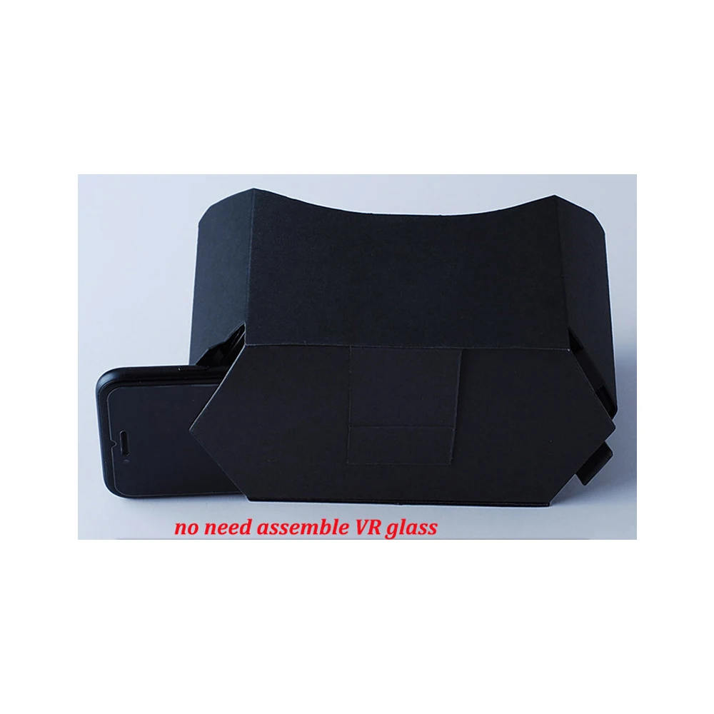 no need assemble VR glass Google Cardboard 2.0 VR 3d glass Virtual Reality headband google cardboard 3d glasses