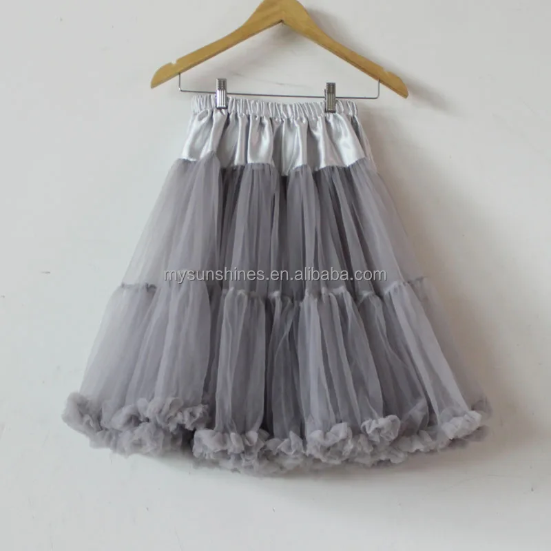 Fashionable Dusty Pink Nylon Tutu Pettiskirt Plus Size Latest Long Skirt Design