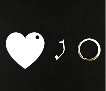 Blanks of MDF keychain 00501005 Single side printing