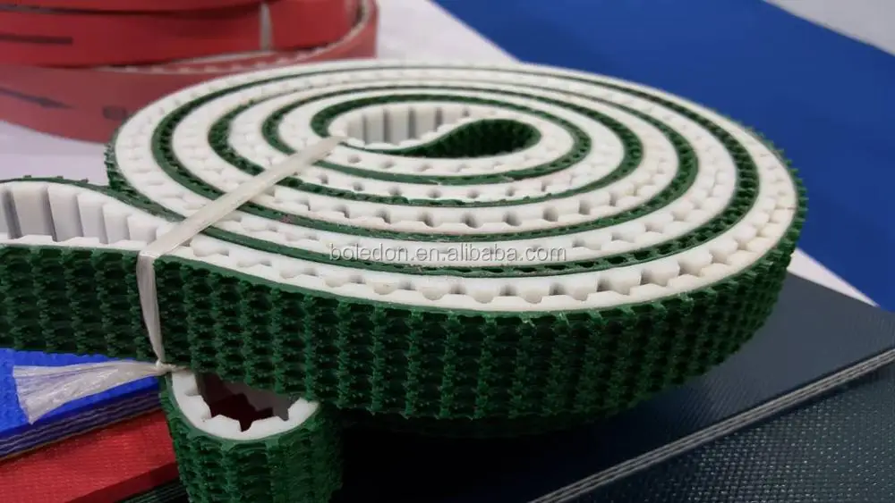 
Ceramic/textile/tobacco/packing industry rubber based PU timing belts AT10/AT20, HTD5/HTD8/HTD14 
