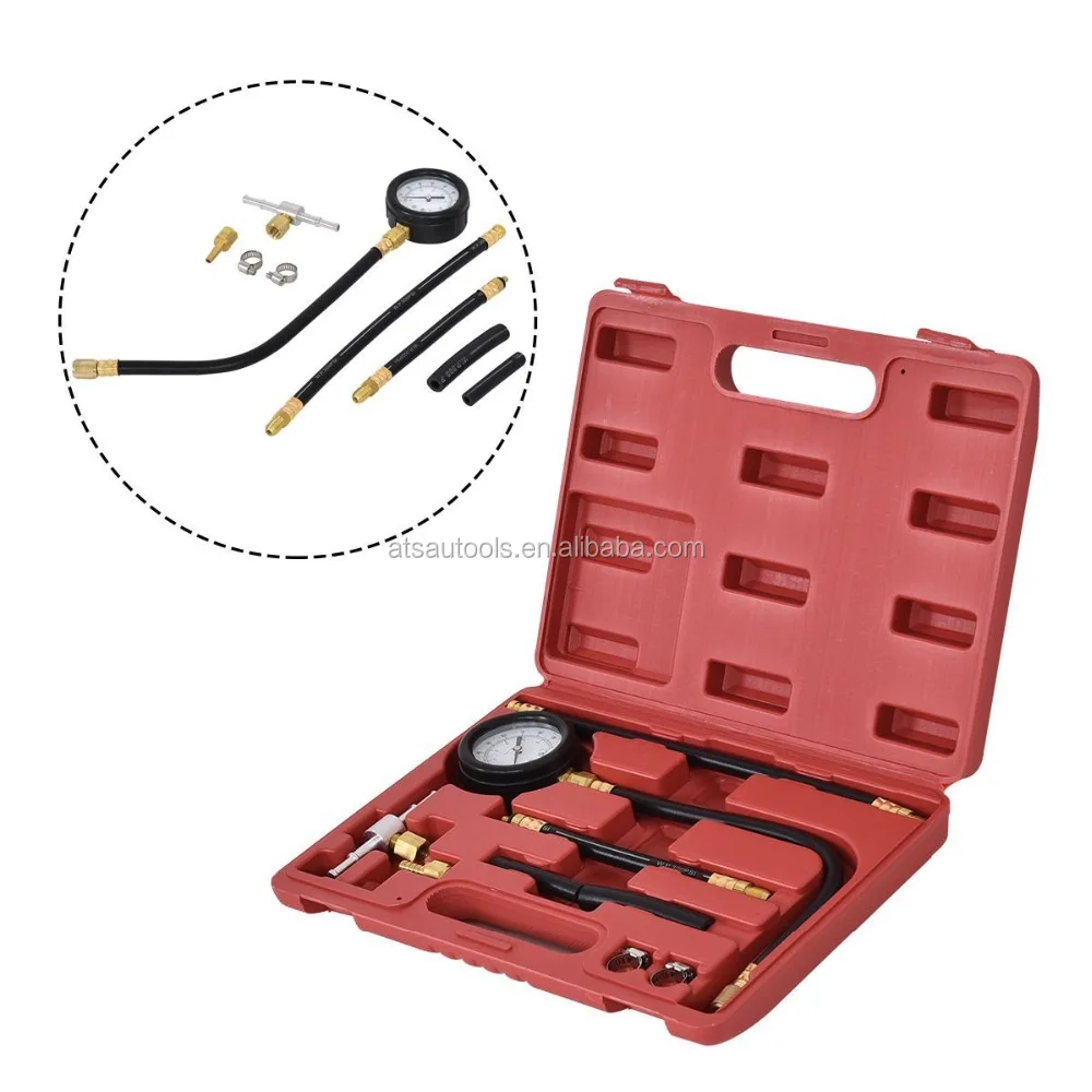 Fuel Injection Pump Injector Tester Test Pressure Gauge Gasoline Cars