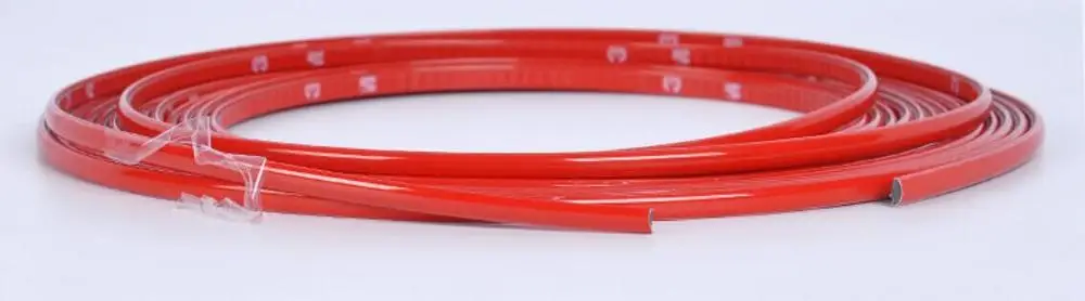 PVC Red  Injection Body Trim For Car Auto Edge Trims