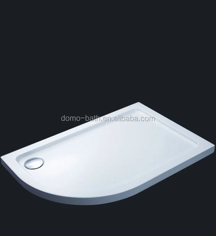 DOMO Custom made fiberglass oval shower tray,SMC shower tray,shower base