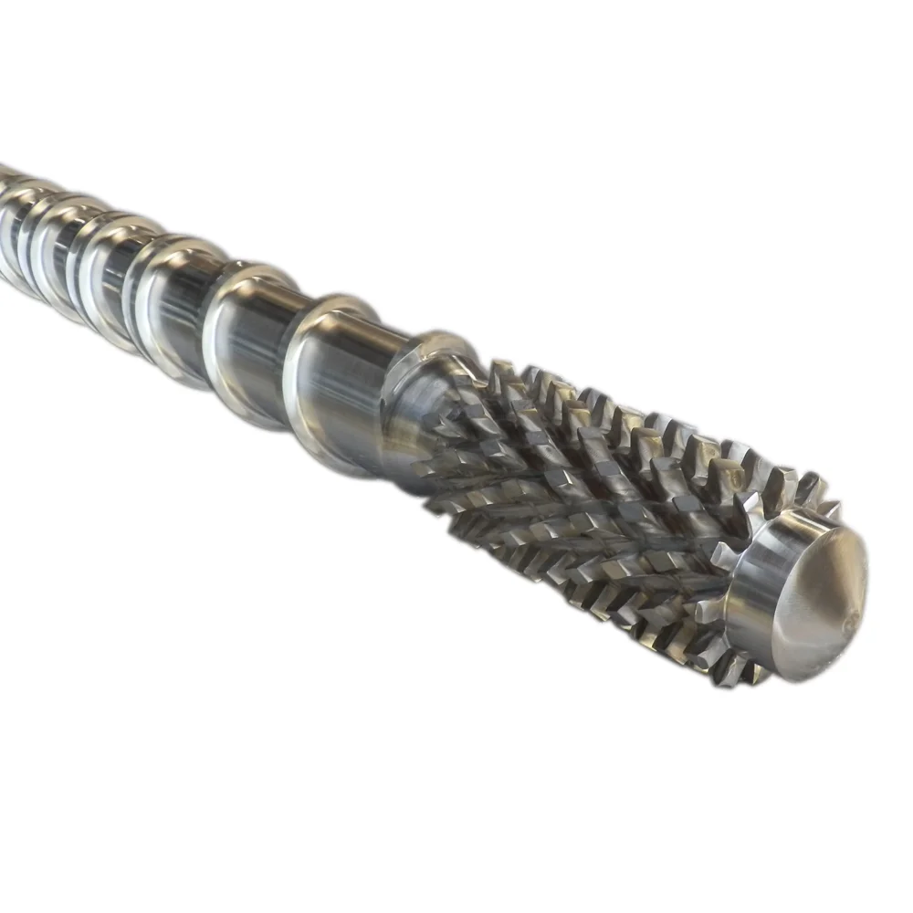 the best venting screw barrel for recycled plastic pelletizing/exhausting screw barrel/plastic & rubber machinery parts