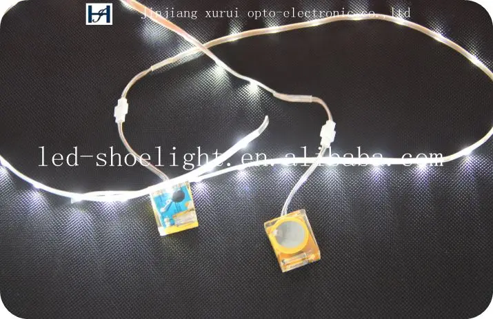 Flashing waterproof led strip light for shoe sole