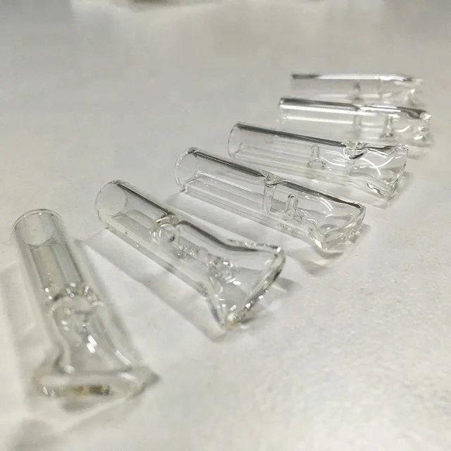 Wholesale clear smoking filter tips glass drip tips glass rolling paper tips