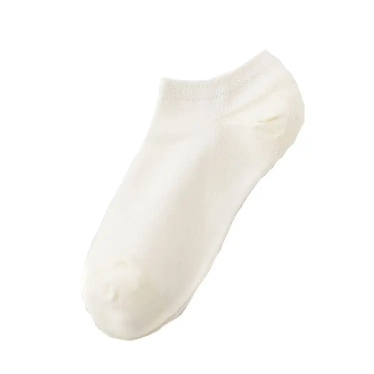 New women thin cotton socks casual sport low cut ankle no show pure color ankle sock custom