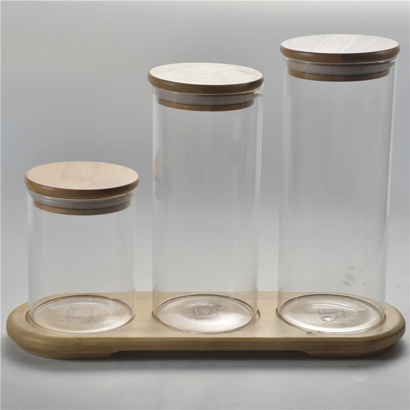 
Christmas Decoration Light Metal Top Lid Food Candle Candy Storage Glass Jars With Metal Lids 