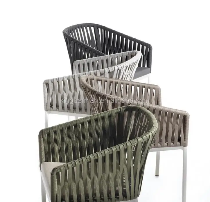 Modern Leisure Rope Garden Chair Cafe Chair Used Outdoor Garden Furniture