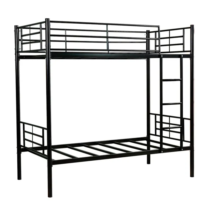 Custom made home dormitory three person used metal 3 tier bunk bed